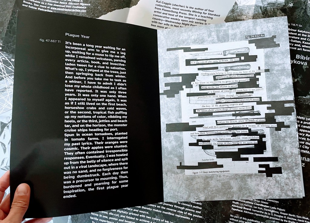 Sample spread of the print issue